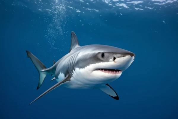 Изображение к статье: Зачем большой белой акуле (она на самом деле серая!) белый живот?
