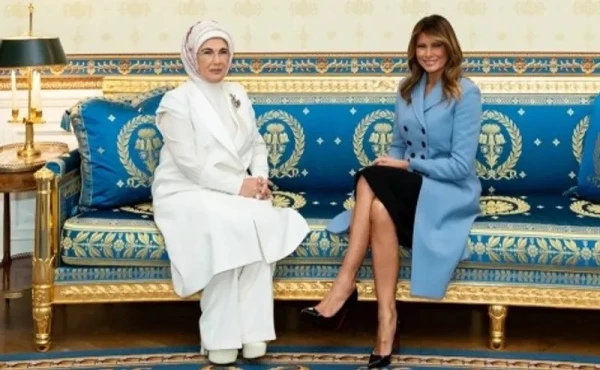 Изображение к статье: Жена Эрдогана написала письмо жене Трампа