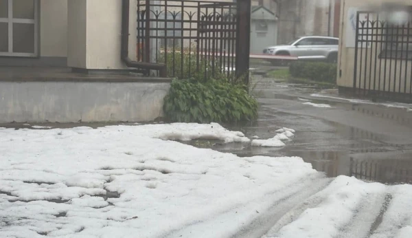 Изображение к статье: В Риге уже выпал первый снег