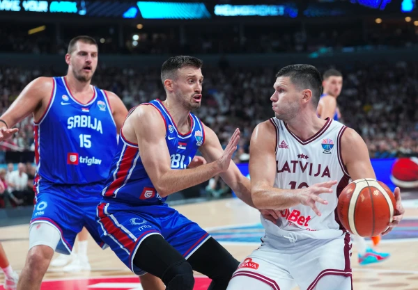 Изображение к статье: 80:84! Латвия была в шаге от сенсации, но Сербия выстояла