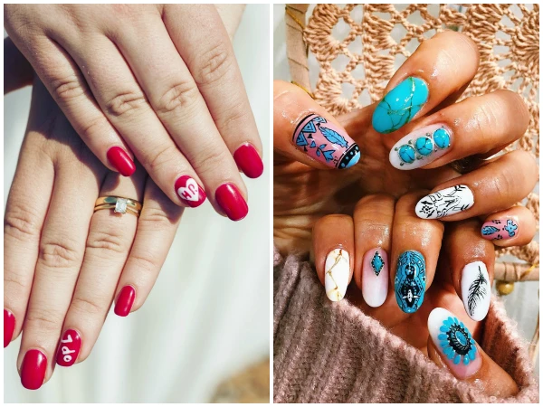 Изображение к статье: Этнический шик на кончиках пальцев: что такое маникюр-бохо, как его выполнять