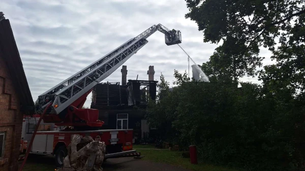 Изображение к статье: В результате пожара в Баускском крае погибли два человека