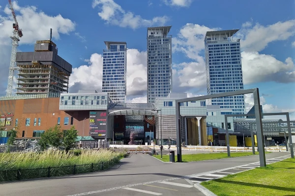 Изображение к статье: Каласатама - район высоток в Хельсинки.