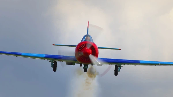 Изображение к статье: Спортивный Як-52 стал фронтовым истребителем.