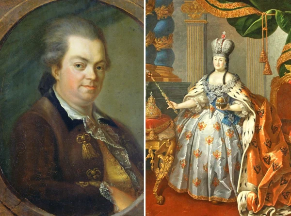 Изображение к статье: Алессандро Калиостро и Екатерина II.