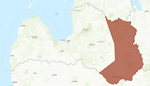 Изображение к статье: Воздушное пространство Латвии у восточной границы будет закрыто как минимум на неделю