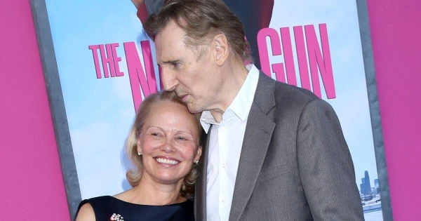 Изображение к статье: Зрелая любовь по-голливудски : Памела Андерсон и Лиам Нисон; Киану Ривз и Александра Грант