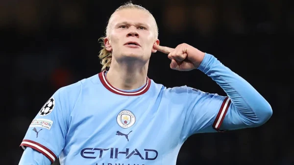 Изображение к статье: Нападающий «Манчестер Сити» Эрлинг Холанд установил очередной рекорд и догнал Тьерри Анри