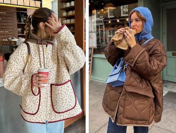 Изображение к статье: Гламурная телогрейка: как подобрать стеганую куртку и с чем носить этой осенью