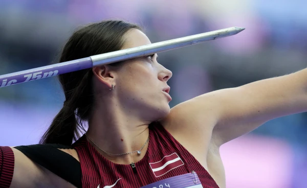 Изображение к статье: Копьеметательница Анете Сиетиня.