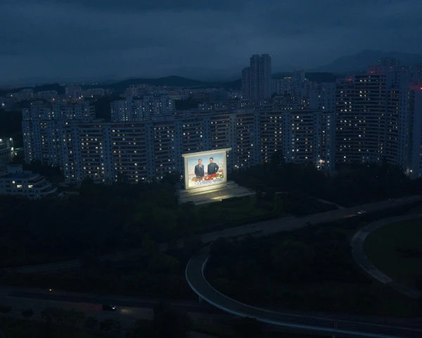 Изображение к статье: В плане уличного освещения КНДР еще есть, над чем работать.