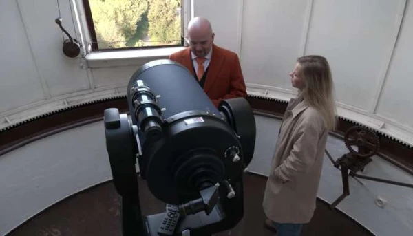 Изображение к статье: В Астрономической башне ЛУ установлен новый телескоп. В него может посмотреть каждый