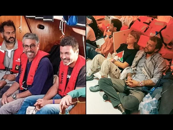 Изображение к статье: Неунывающие пропалестинские активисты.