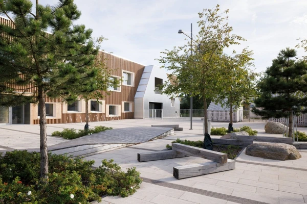 Изображение к статье: Лучшей постройкой года в Латвии назван деревянный детский сад