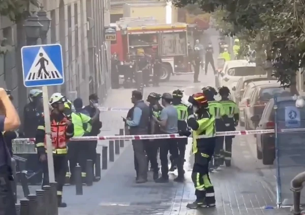 Изображение к статье: В Мадриде при обрушении здания погибли люди