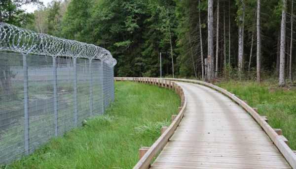 Изображение к статье: Гражданин России проник в Латвию, разрезав забор