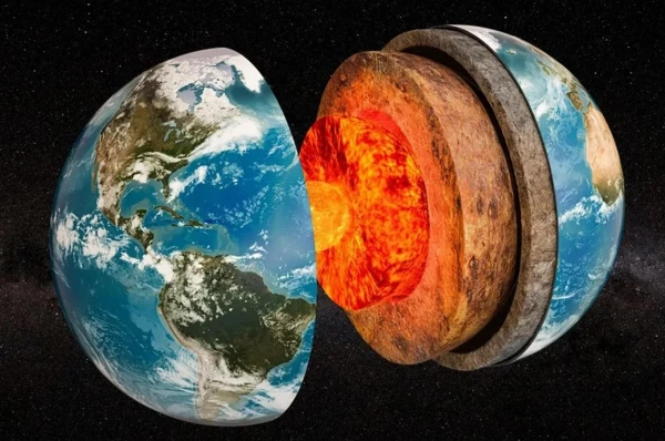 Изображение к статье: Спутники зафиксировали странный гравитационный сигнал, который исходит из недр Земли