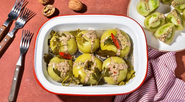 Изображение к статье: Что приготовить из зеленых помидоров?