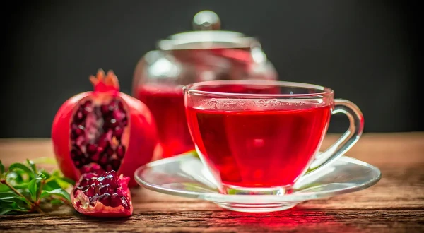 Изображение к статье: Как приготовить правильный и полезный гранатовый чай