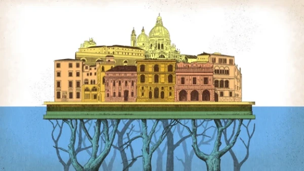 Изображение к статье: Грязь, вода и дерево: что за система помогает Венеции не утонуть уже более 1600 лет?