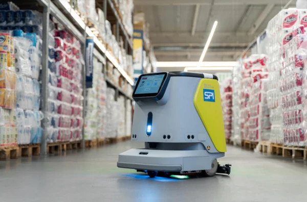 И не оштрафовать! Робот-уборщик разговаривал с посетителями магазина по-русски