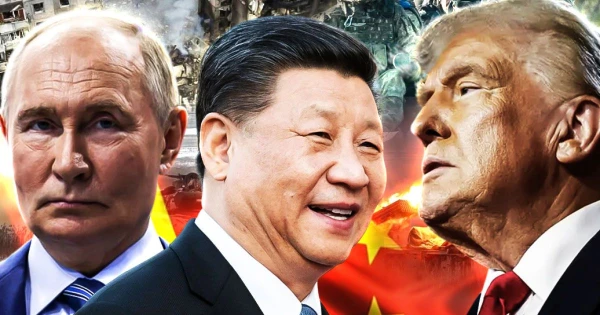 Изображение к статье: Пекин получает все плюсы от недоговороспособности Москвы и Вашингтона.