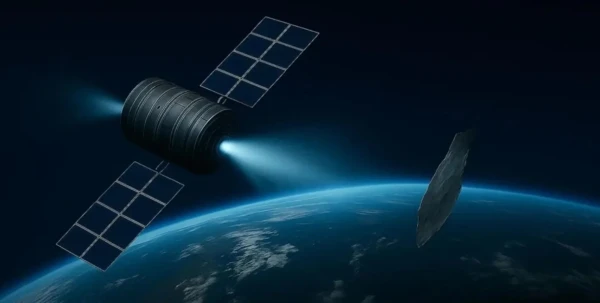 Изображение к статье: Представлена новая технология удаления космического мусора без физического контакта