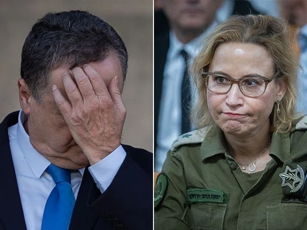 Изображение к статье: Министр обороны Израиля Исраэль Кац и главный военный прокурор Ифат Томер-Йерушалми.