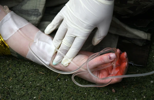 Изображение к статье: Пожар в Кундзиньсале: медикам удалось спасти женщину, у которой уже наступила клиническая смерть