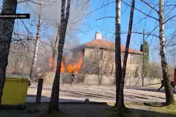 В Риге за несколько дней дважды горел один и тот же дом