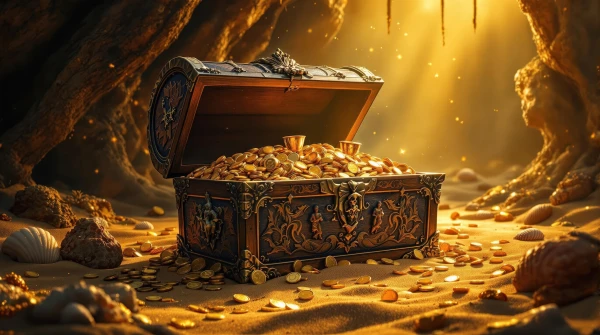 Изображение к статье: Мужчина в своем саду рыл яму и нашел клад с золотыми монетами