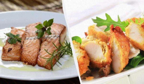 Изображение к статье: Лосось против курицы: какой источник белка полезнее для здоровья