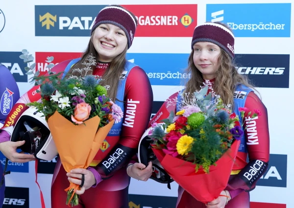 Изображение к статье: Марта Робежниеце и Кития Богданова.