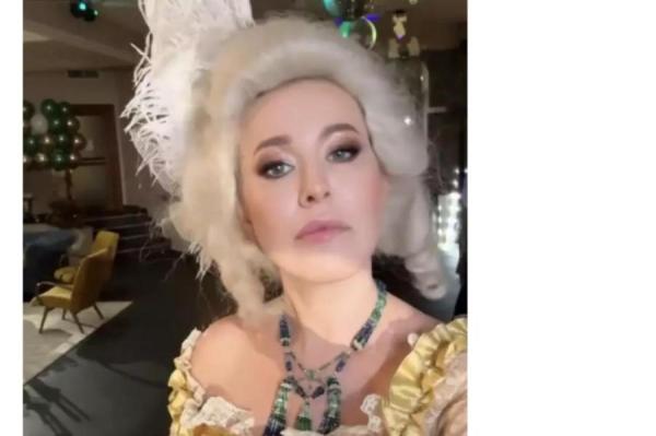 Шальная императрица: в каком виде Собчак пришла к Гай-Германике (ВИДЕО)