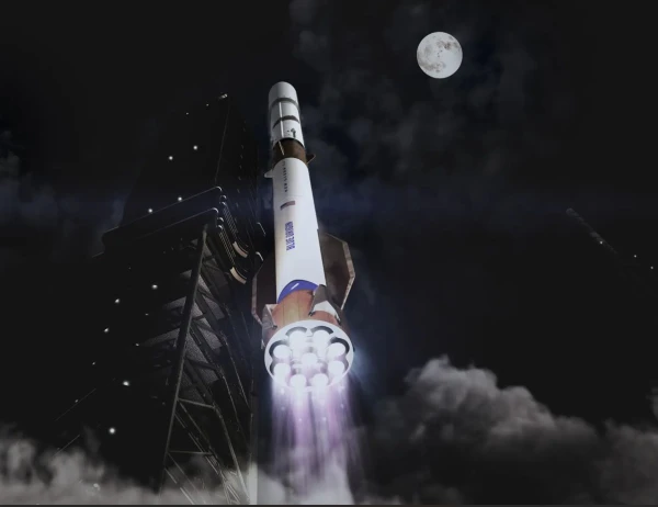 Изображение к статье: Будущий вариант New Glenn.