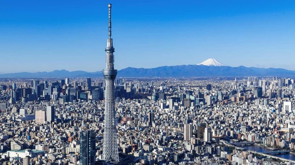 Изображение к статье: Tokio Skytree возведена в 2012 году.