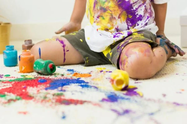 Как удалить гуашь с одежды?