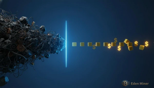 Изображение к статье: Упрощаем сложность: Eden Miner использует ИИ для снижения барьеров в майнинге, предоставляя инвесторам стандартизированную ежедневную прибыль