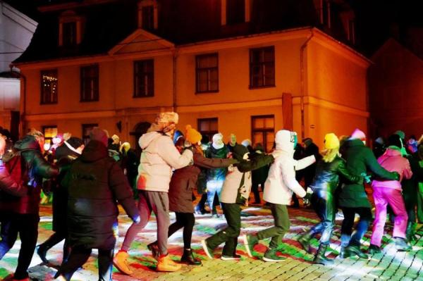 Изображение к статье: Как жители и гости Риги встречали Новый год (ФОТО)