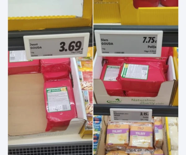 Неужели мы настолько богаче? Почему сыр в Латвии вдвое дороже, чем в Эстонии