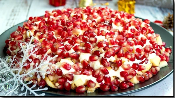 Изображение к статье: Американский яркий салат для новогоднего стола: простая альтернатива оливье