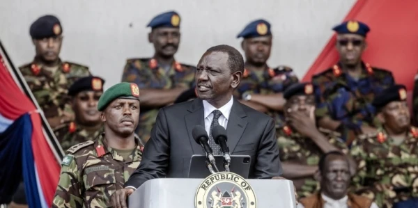 Президент Уильям Руто опирается на армию.