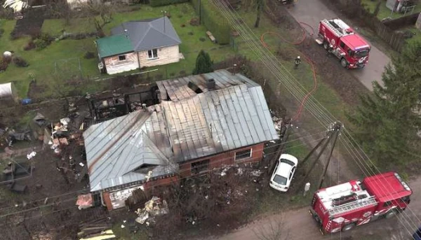 Огонь беспощаден: семья в Дарзиньи пережила большое несчастье