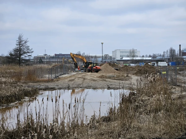 Изображение к статье: На улице Сканстес глубоко копали.