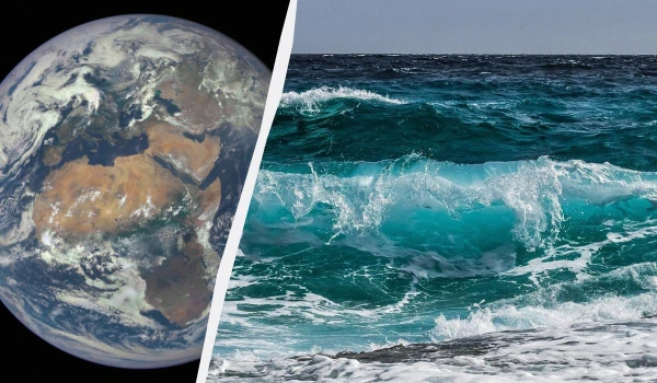 Изображение к статье: По словам ученых, большое количество воды было фактически "заперто" глубоко внутри мантии  планеты.