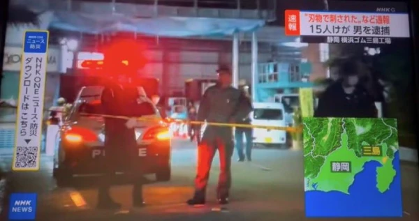 Изображение к статье: В Японии при нападении с ножом и химическим веществом пострадали 15 человек