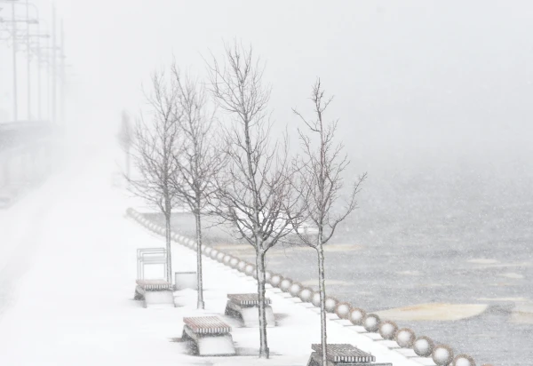 В первый день года ожидается сильный снегопад