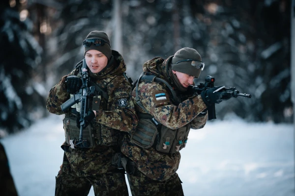 В новогоднюю ночь на стене главного штаба Кайтселийта появилась буква Z