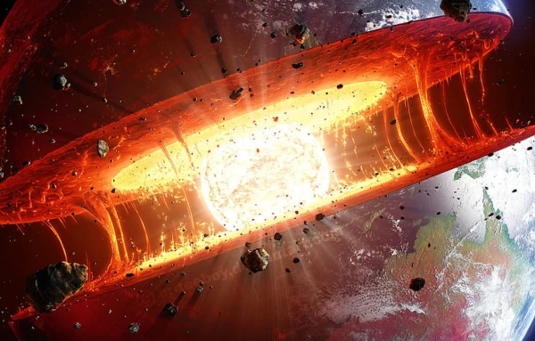 Изображение к статье: Ученые зафиксировали необычное состояние ядра Земли