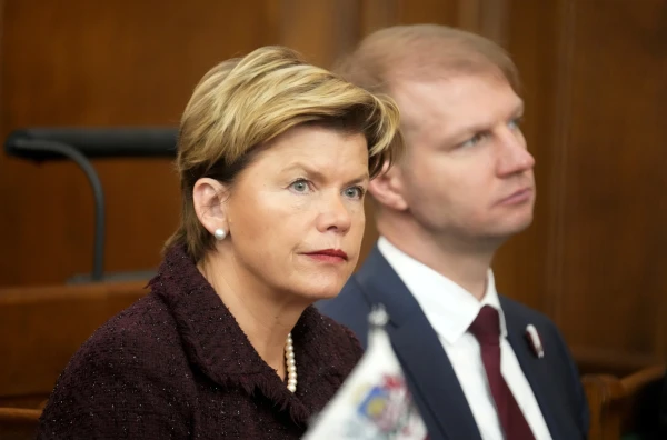 Изображение к статье: Министры иностранных дел и климата и энергетики – Байба Браже и Каспарс Мелнис, в рамках партии «Новое Единство», олицетворяют идеологию еврооптимизма.